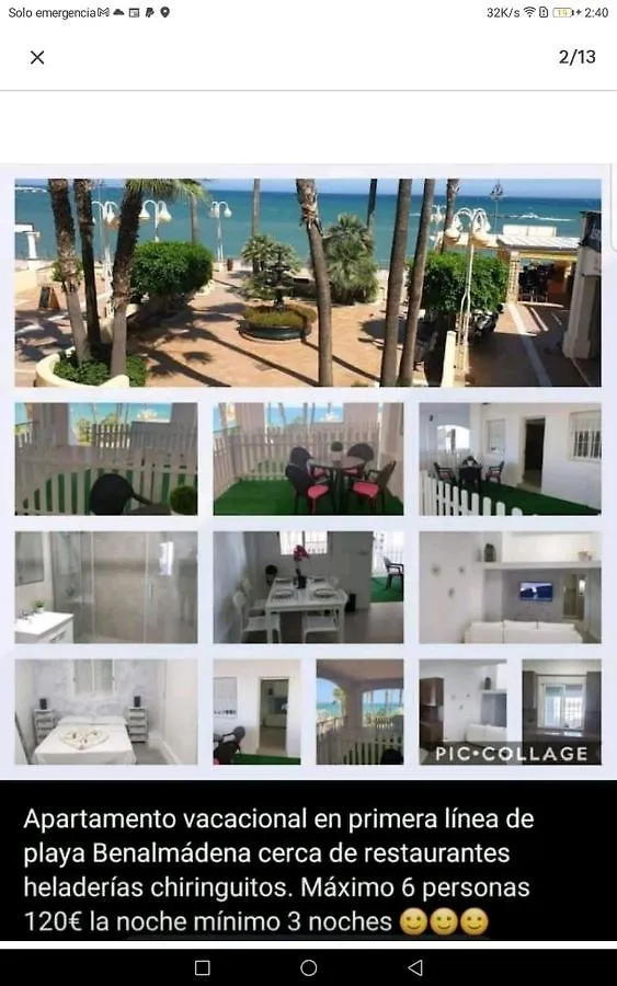 Excellent Apartament The Beach Villa Benalmadena